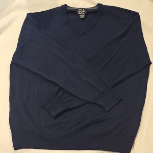 Jos. A. Bank Navy V-Neck Sweater